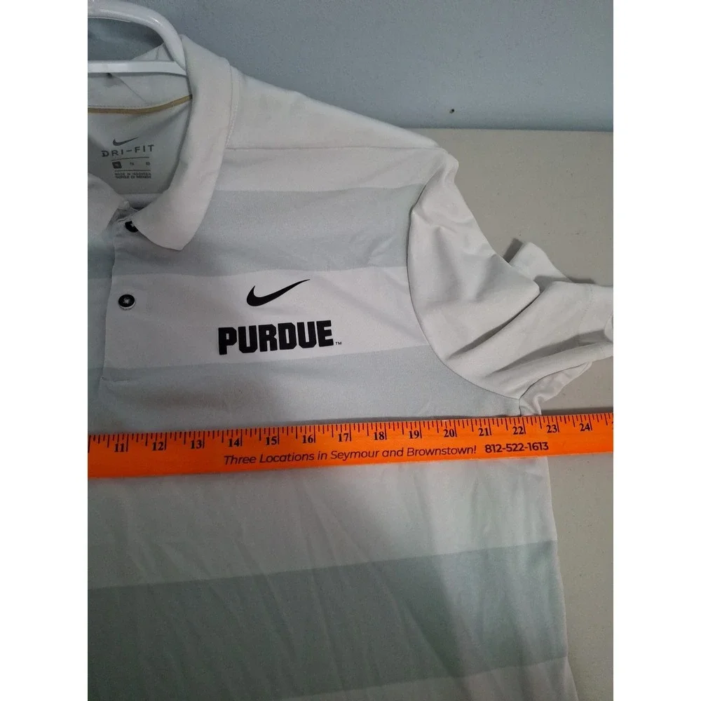 Nike Dri-Fit Mens XL Purdue Boilermakers‎ Polo Shirt